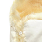 voetenzak van schapenvacht. Schapenwol Texel - Beige