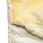 Texelse schapenvacht voetenzak naturel