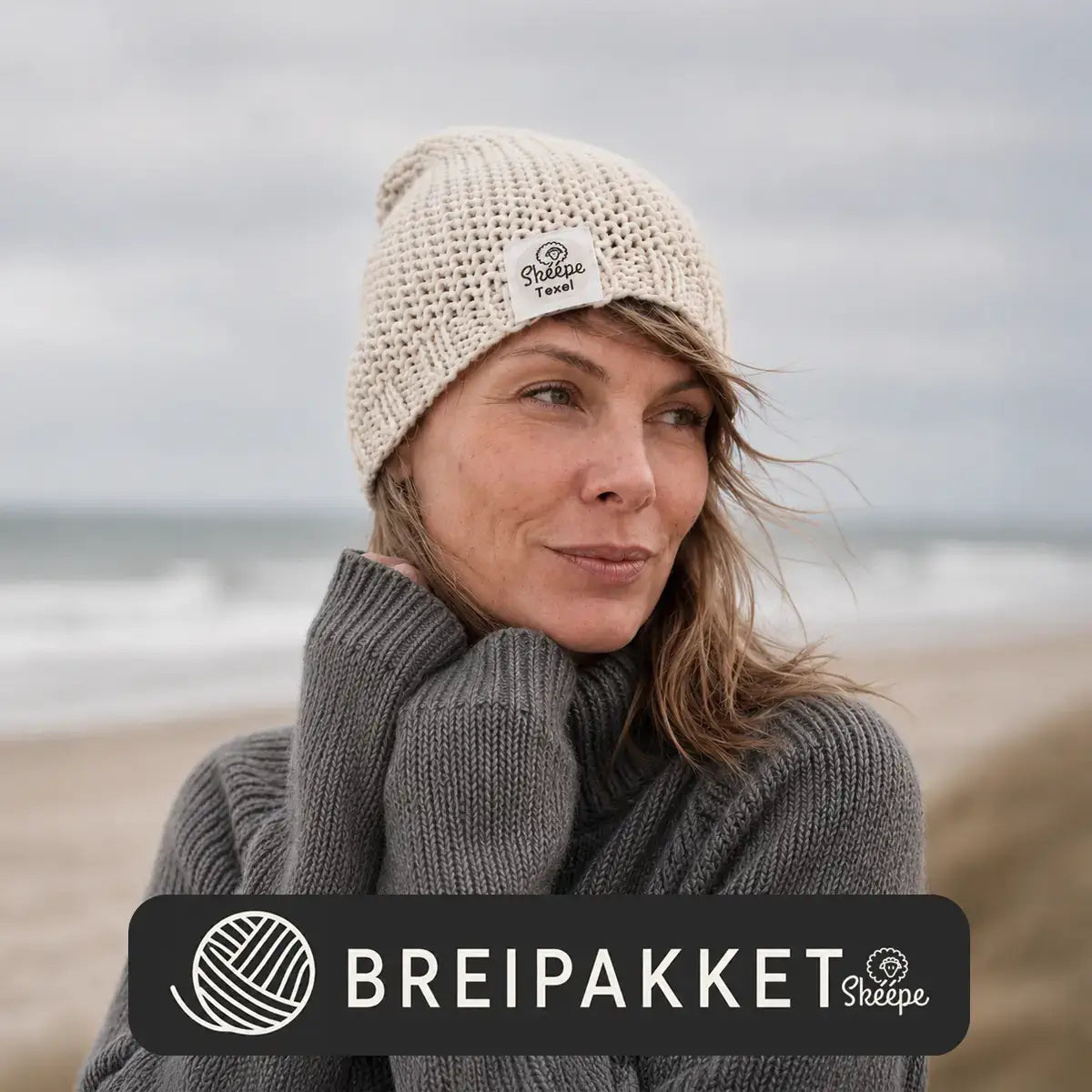 Brei pakket muts - wol texel