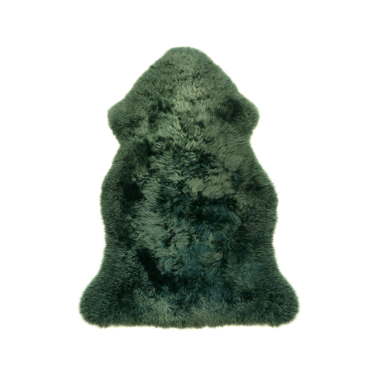 Texelse schapenvacht groen gekleurd