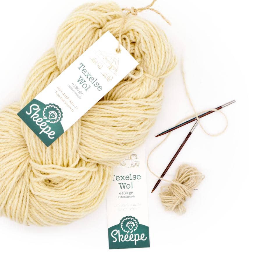 Skeepe knitting wool from Texel sheep wool - knitting yarn