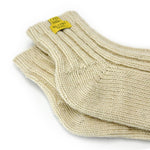 Weiße Wollsocken - kurz - Größe 42-46