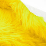 Buy sheepskins online - bright yellow