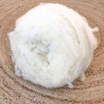 Texel carded wool - carded fleece - 500gr.