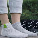 Hellgraue Wollsocken – Söckchen