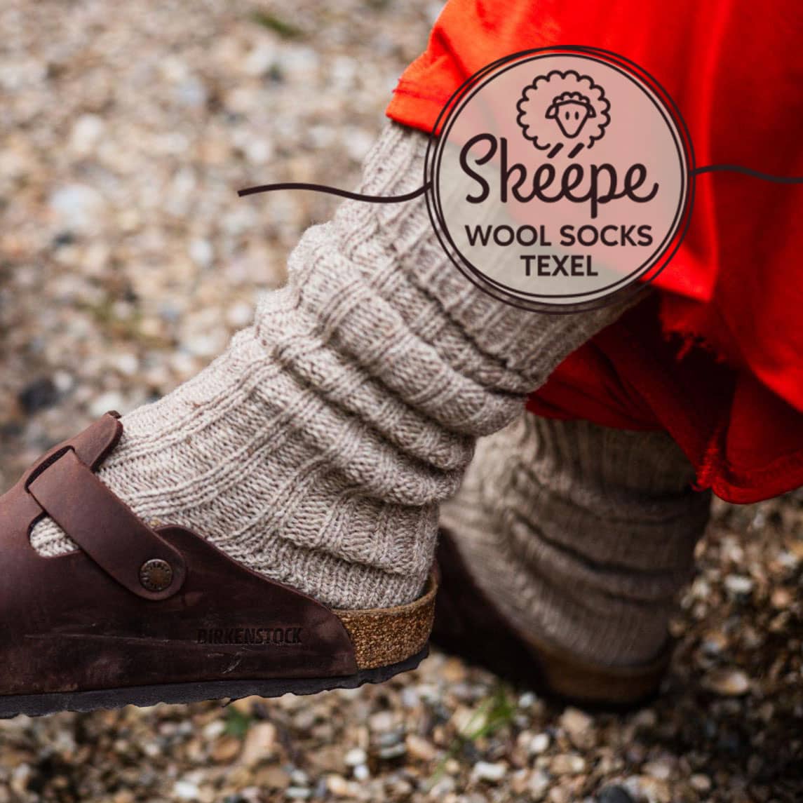 Wollen sokken Texel