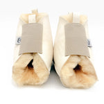 Medizinischer Fersenschoner aus Lammfell – zum Hineinschlüpfen