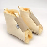 Medizinischer Fersenschoner aus Lammfell – zum Hineinschlüpfen