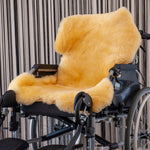 Texelse lamsvacht medicinaal rolstoel ecologisch gelooid