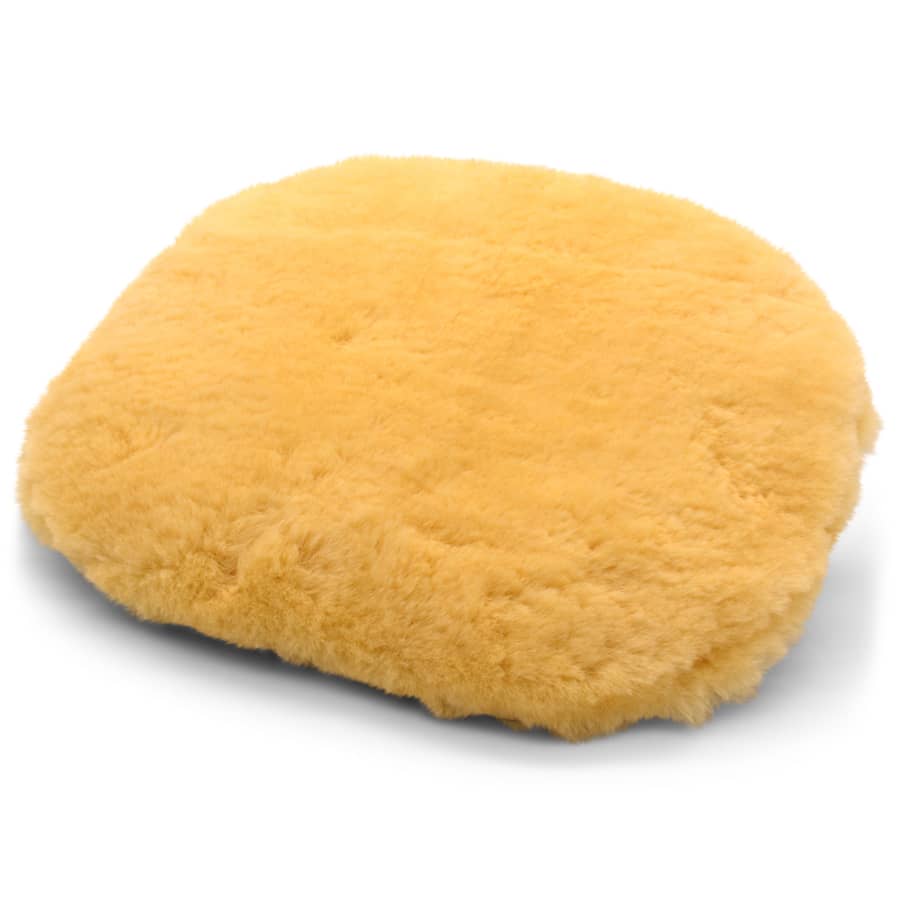 Medicinaal zitkussen van schapenvacht voor het verlichten van druk in rolstoel, scootmobiel of stoel
