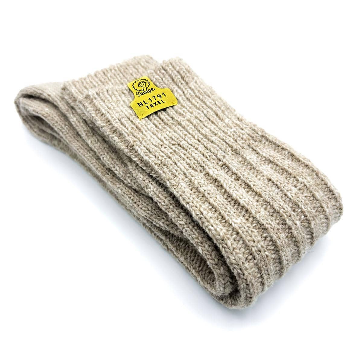 schapenwollen lange sokken voor dames, net onder de knie