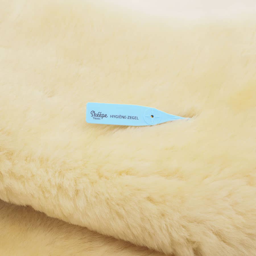 Hygiëne zegel Skeepe - Op hoge temperatuur wasbare schapenvacht medicinaal