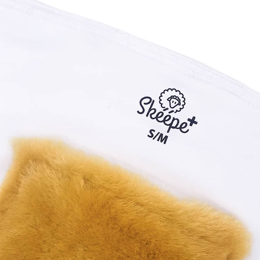 Medicinale schapenvacht pad voor stuitje