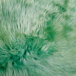 Schapenvacht detail mint groen