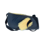 Mitella meet schapenwol gevoerde binnenkant, lamsvacht, schapenvacht van Texel