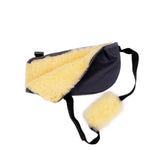 Texelse schapenwollen mitella, voor extra ondersteuning en comfort bij pijn aan de arm