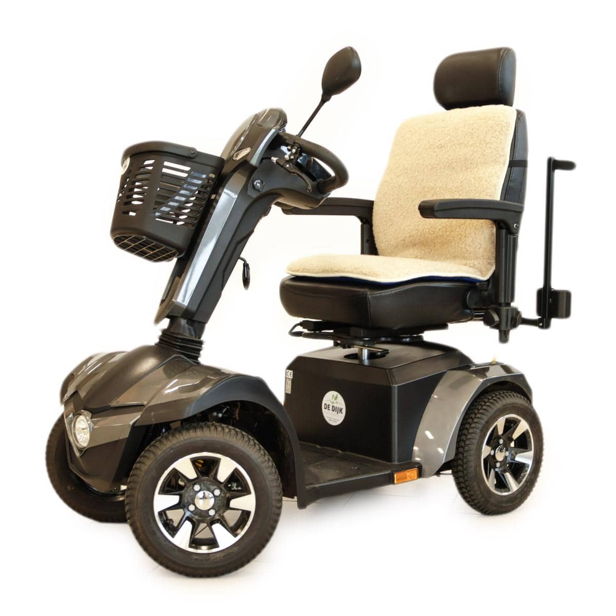 Texelse schapenvacht rolstoel kussen