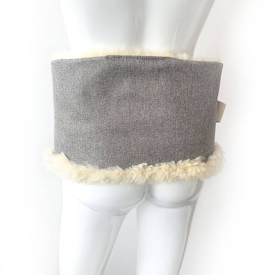 warmtegordel / rugwarmer van schapenvacht / lmsvacht van Texel