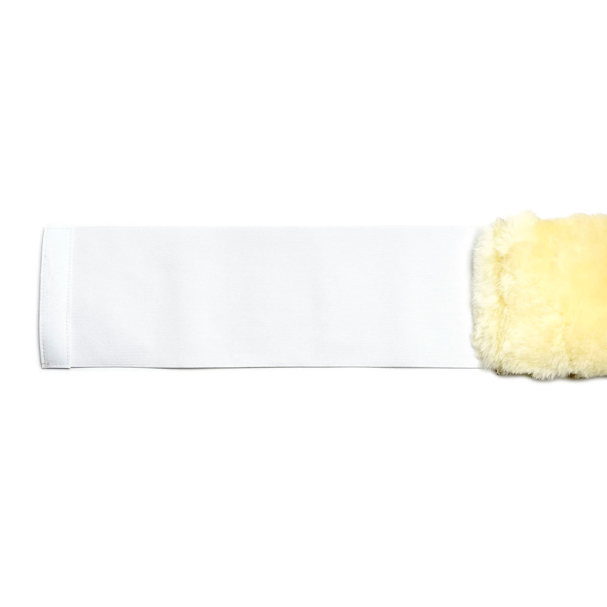 rugwarmer schapenvacht met elastike band