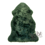 Texelse schapenvacht groen gekleurd