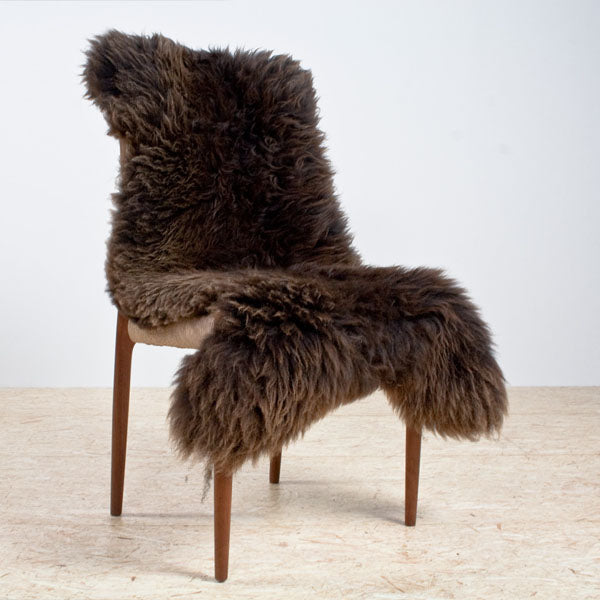 Texelse schapenvacht bruin X-Large