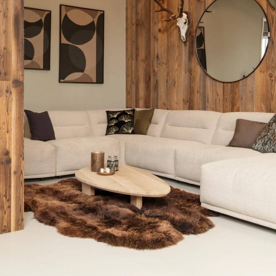 sheepskin rug XL Brown