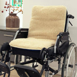 scootmobiel, zitkussen schapenwol, wol