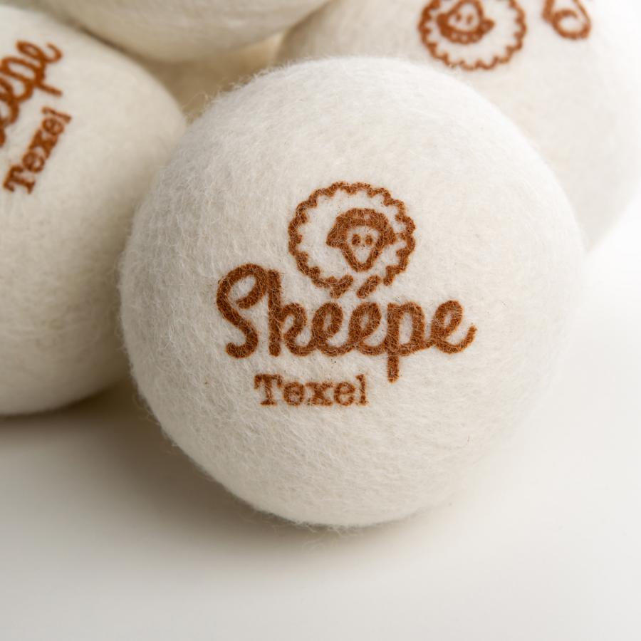 Texelse schapenwollen wasdroger bollen wasballen droogballen drogerbollen