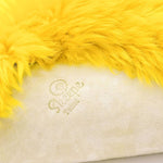 Skeepe sheepskin from Texel neon yellow