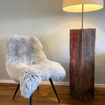 Texelse schapenvacht grijs gekleurd