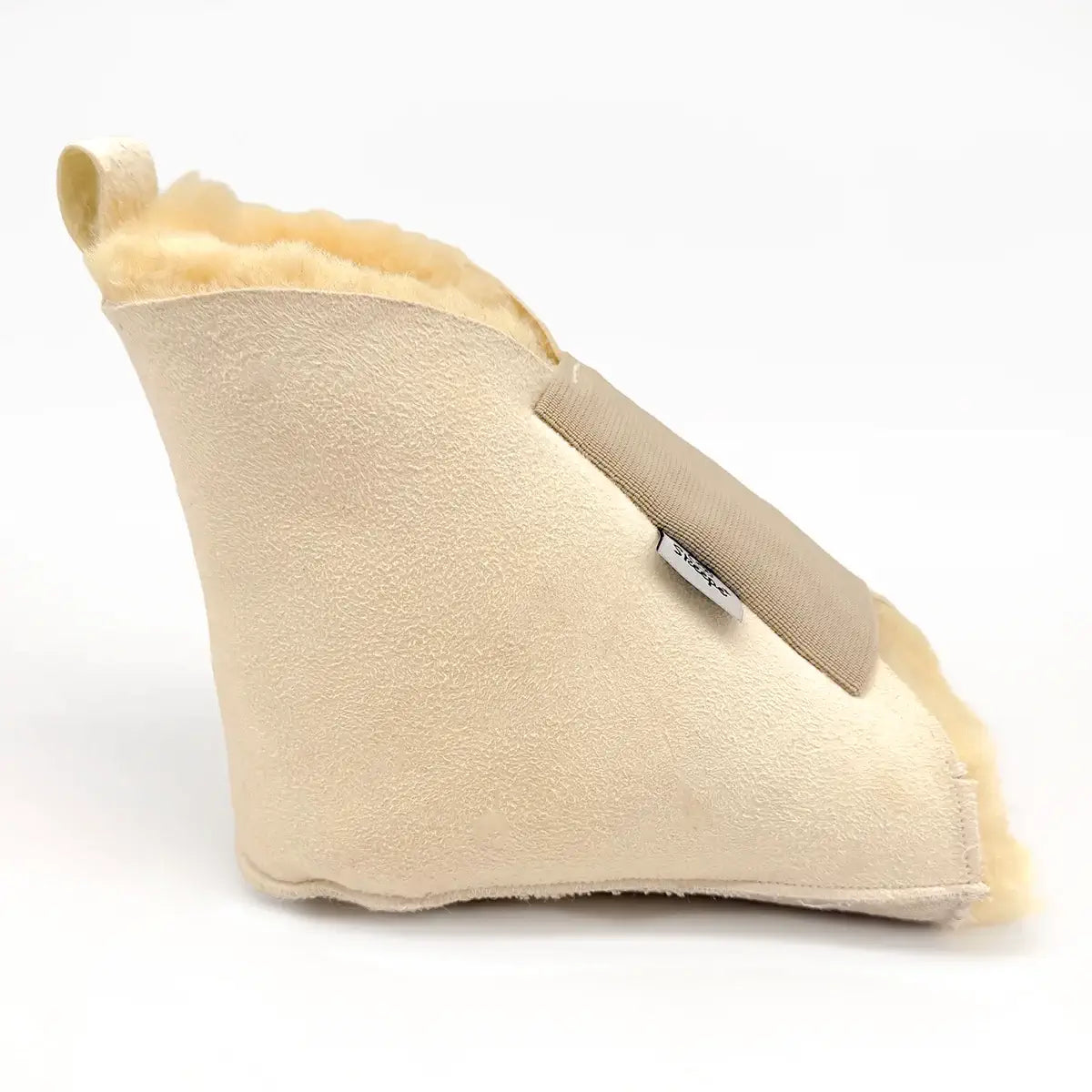 Hielbeschermers van schapenvacht texel