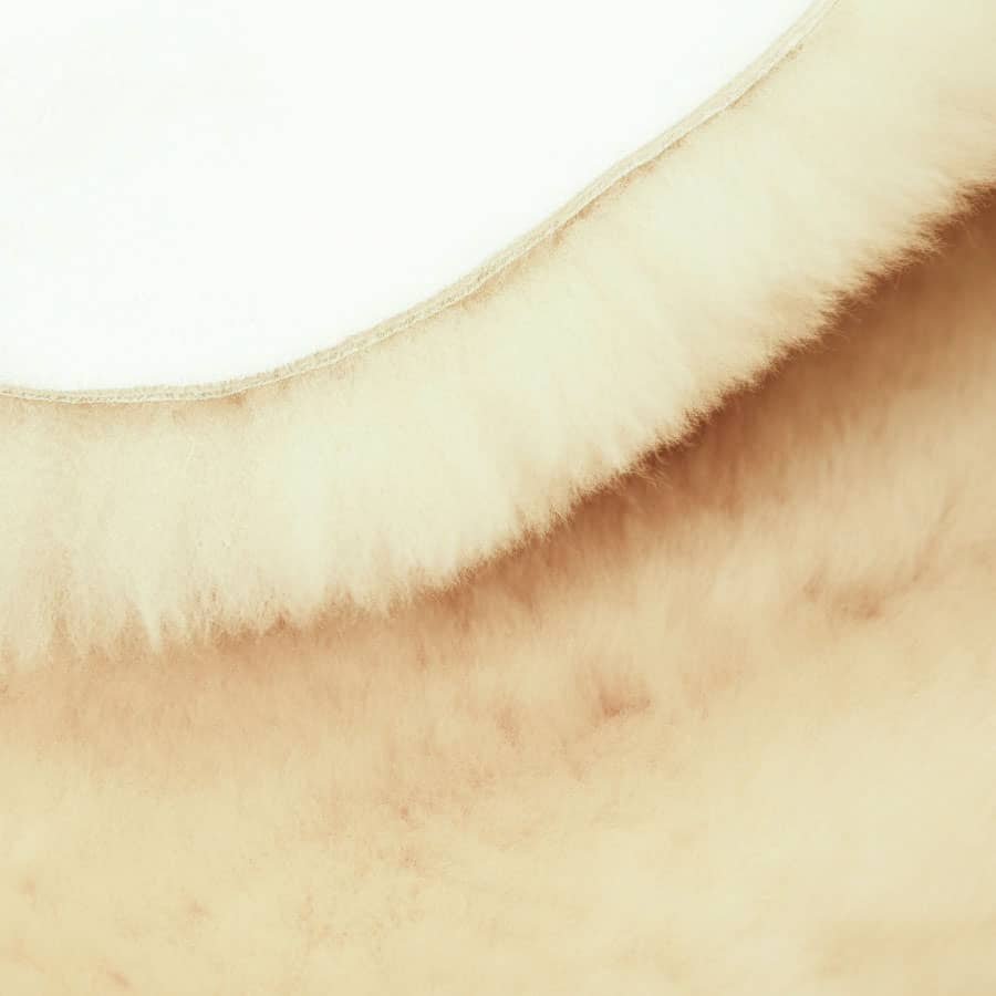 op 60 graden wasbare medicinale schapenvacht Texel