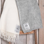 schapenwollen deken plaid van Texel