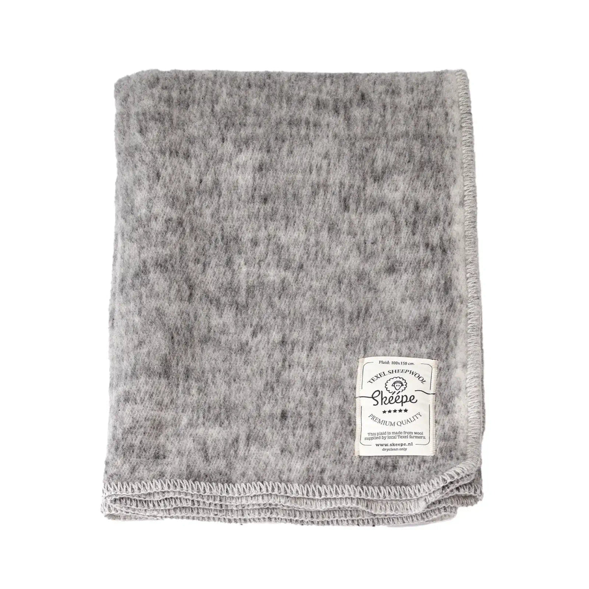 grijze wollen deken