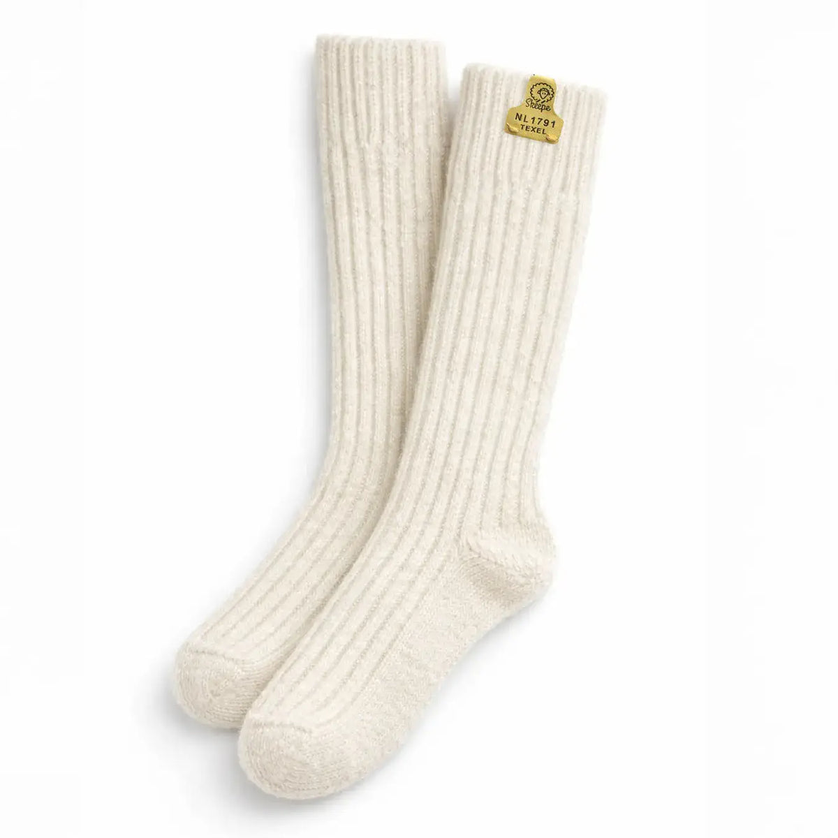 wollen witte sokken - heren en dames