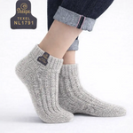 Hellgraue Wollsocken – Söckchen