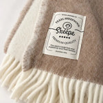 beige wollen deken skeepe texel