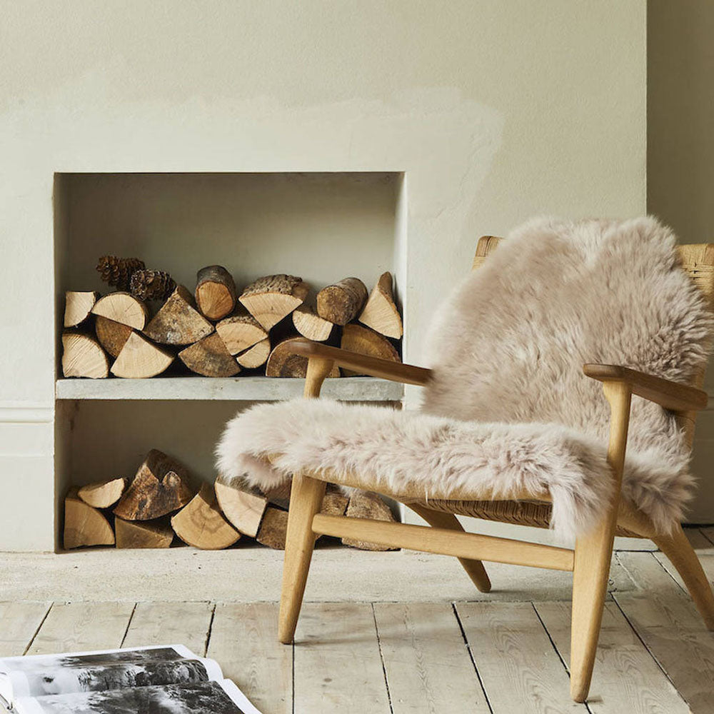 Texelse schapenvacht beige / lichtbruin
