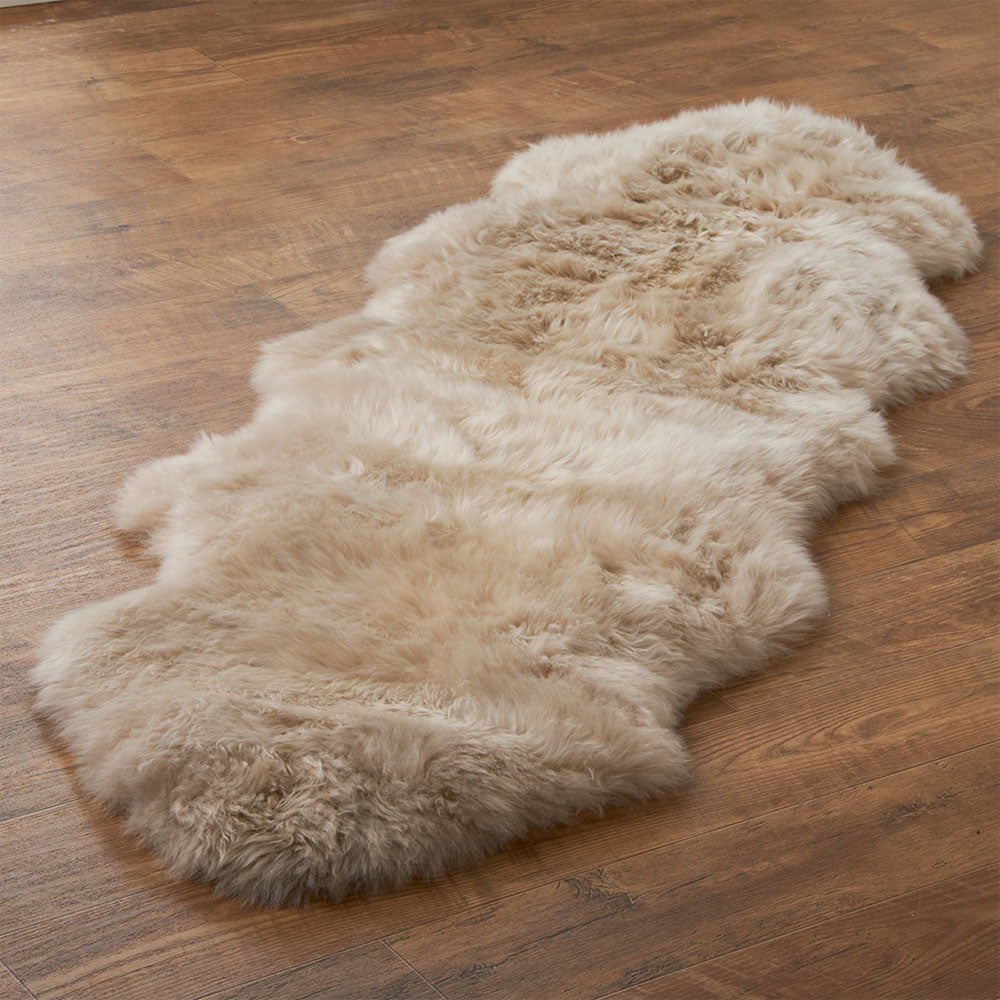 Texelse schapenvacht beige / lichtbruin