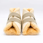 Medicinal Heel Protector - Texel Sheepskin - Beige