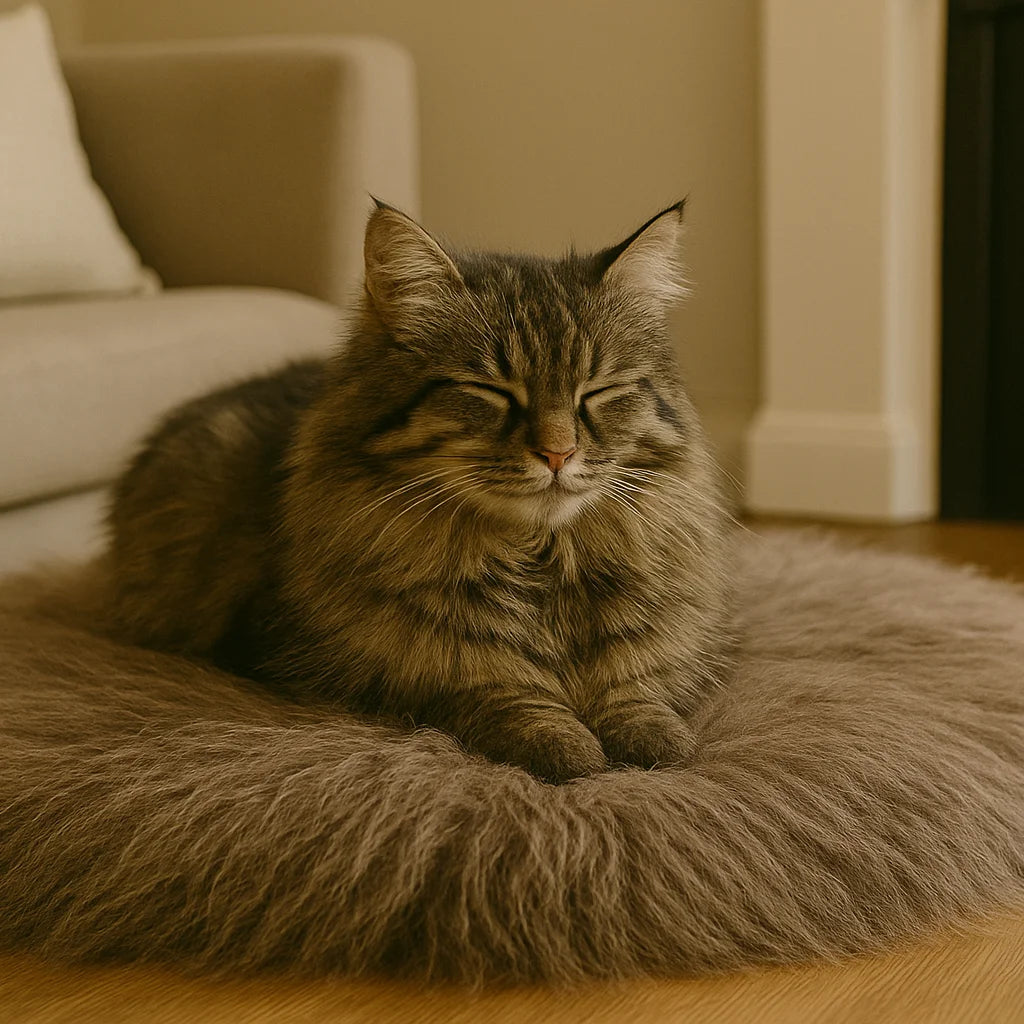 schapenvacht voor huisdier