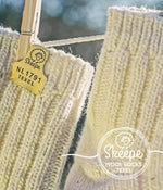 Beige Wollen Sokken – Lang / Kniekousen – Maat 37-41