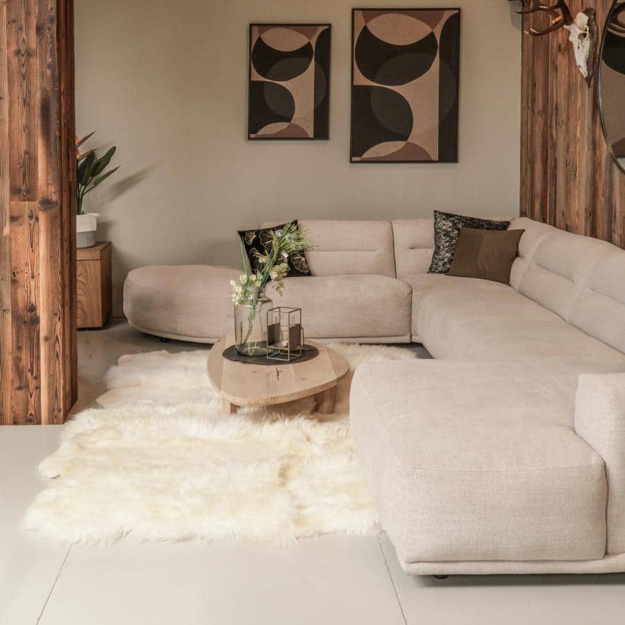 Sheepskin rug large
