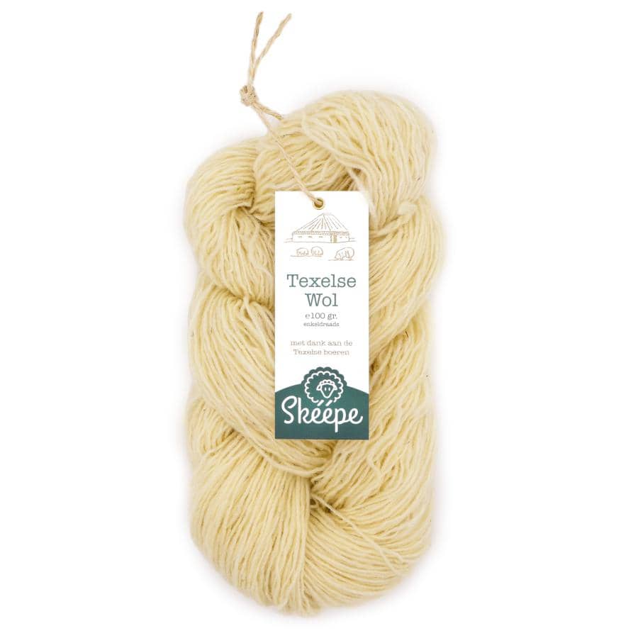 Breiwol van Texel, schapenwol om mee te breien. 100% natuurlijk