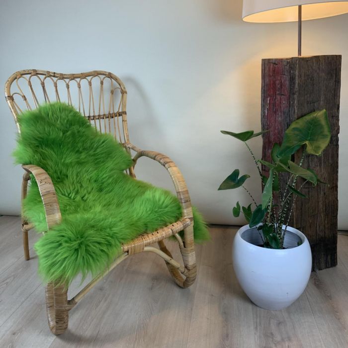 schapenvacht vel groen