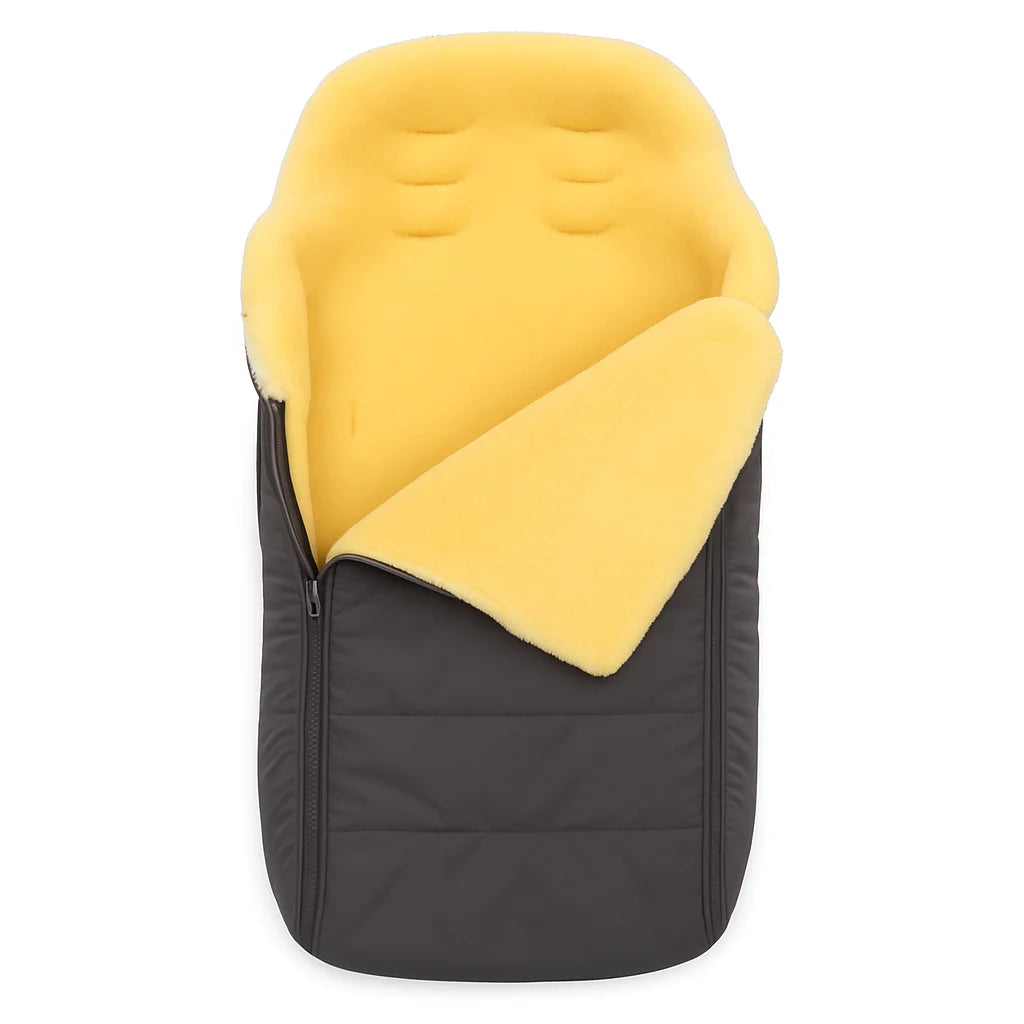 Voetenzak schapenvacht - antraciet