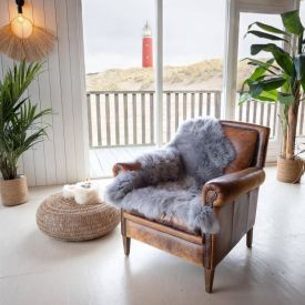 Texel sheepskin dark grey - sheepskin chair - Skeepe