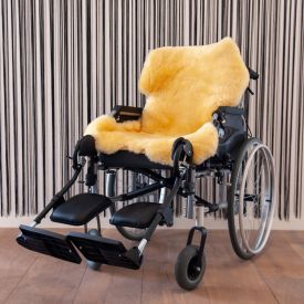 texels medizinische  Lammfell für Anti-Dekubitus-Rollstuhl