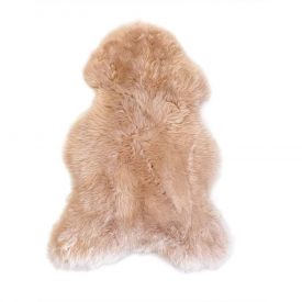 Sheepskin from Texel in rosé color